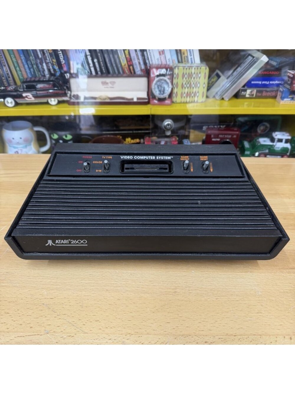 Atari 2600 Darth Vader CX-2600A Black 4-Switch Video Game Console For Parts